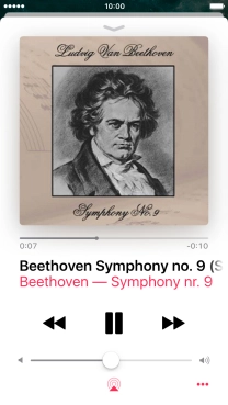 Pulsa la flecha hacia la derecha para ir al archivo de música siguiente. Pulsa la flecha hacia la derecha para ir al archivo de música siguiente.