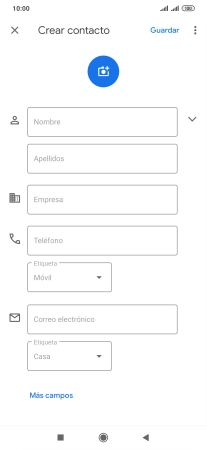 Pulsa Nombre e introduce el nombre deseado. Pulsa Nombre e introduce el nombre deseado.