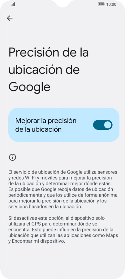 Si pulsas el indicador junto a Si pulsas el indicador junto a
