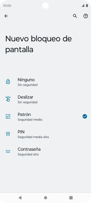 Pulsa Ninguno. Pulsa Ninguno.