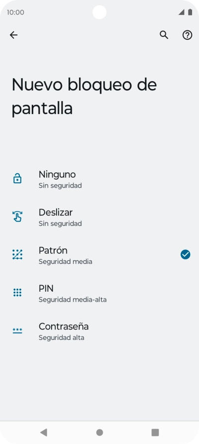 Pulsa Ninguno. Pulsa Ninguno.