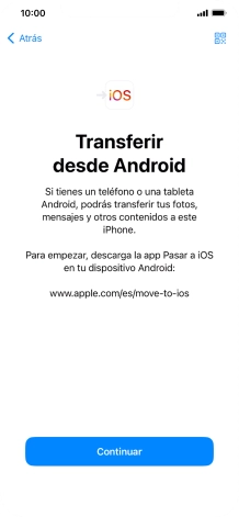Para transferir contenido a tu teléfono, tienes que haber instalado la app Para transferir contenido a tu teléfono, tienes que haber instalado la app