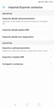 Pulsa Importar desde tarjeta SIM. Pulsa Importar desde tarjeta SIM.