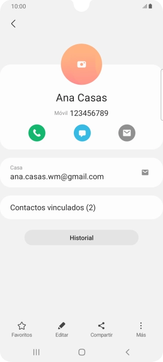 Pulsa el icono de realizar llamadas. Pulsa el icono de realizar llamadas.