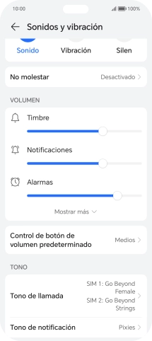 Pulsa Tono de llamada. Pulsa Tono de llamada.