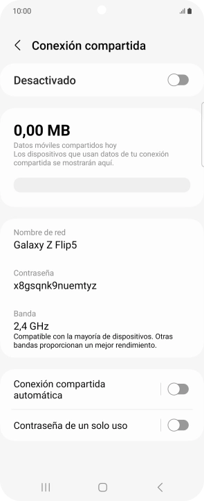 Pulsa Nombre de red. Pulsa Nombre de red.