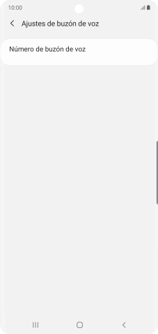 Pulsa Número de buzón de voz. Pulsa Número de buzón de voz.