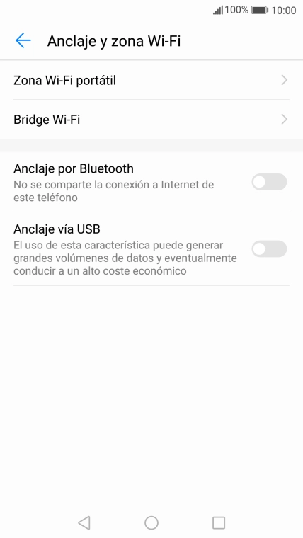 Pulsa Zona Wi-Fi portátil. Pulsa Zona Wi-Fi portátil.