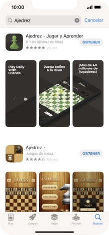 Pulsa la app deseada. Pulsa la app deseada.