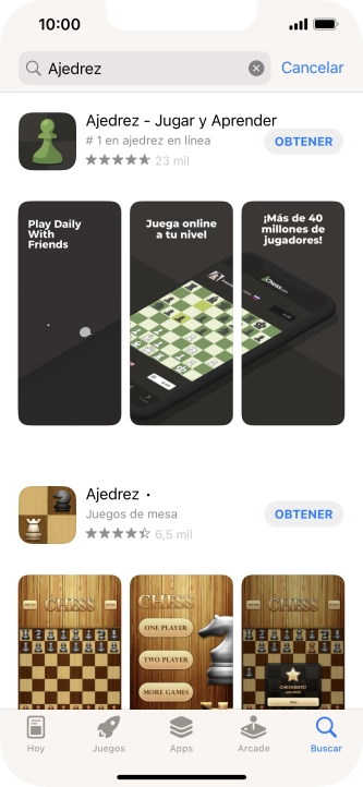 Pulsa la app deseada. Pulsa la app deseada.