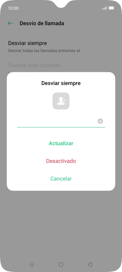 Pulsa Desactivado. Pulsa Desactivado.