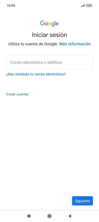 Si no tienes una cuenta de Google, pulsa Crear cuenta y sigue las indicaciones de la pantalla para ver cómo crear una cuenta nueva. Si no tienes una cuenta de Google, pulsa Crear cuenta y sigue las indicaciones de la pantalla para ver cómo crear una cuenta nueva.