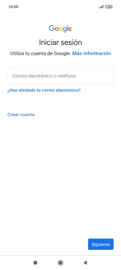 Si no tienes una cuenta de Google, pulsa Crear cuenta y sigue las indicaciones de la pantalla para ver cómo crear una cuenta nueva. Si no tienes una cuenta de Google, pulsa Crear cuenta y sigue las indicaciones de la pantalla para ver cómo crear una cuenta nueva.