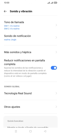 Pulsa Tono de llamada. Pulsa Tono de llamada.
