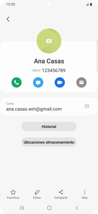 Pulsa el icono de realizar llamadas. Pulsa el icono de realizar llamadas.