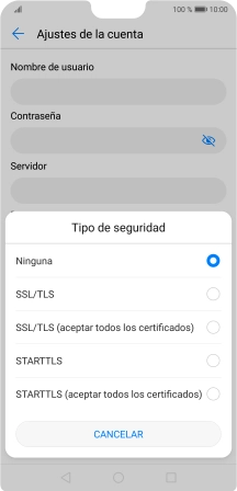 Pulsa Ninguna para desactivar la función. Pulsa Ninguna para desactivar la función.