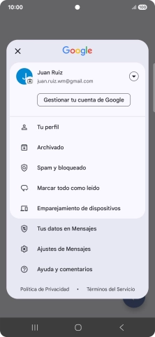 Pulsa Ajustes de Mensajes. Pulsa Ajustes de Mensajes.