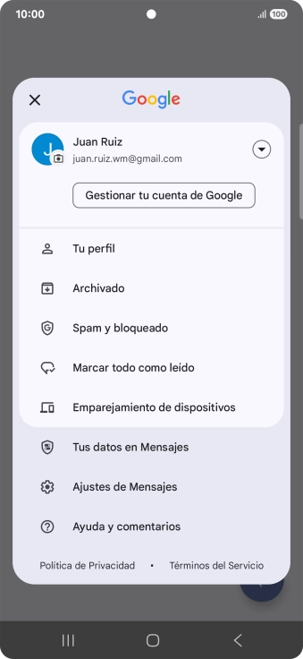 Pulsa Ajustes de Mensajes. Pulsa Ajustes de Mensajes.