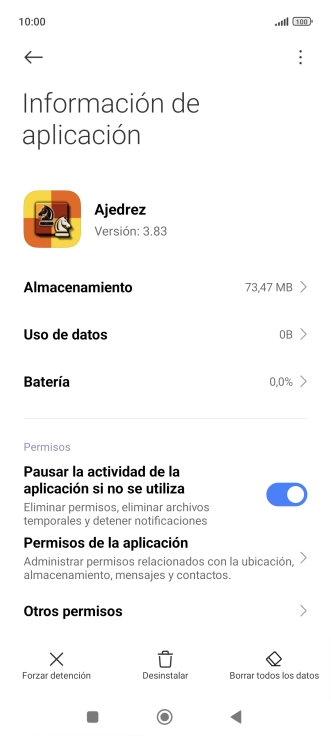 Pulsa la tecla de inicio para terminar y regresar a la pantalla de inicio. Pulsa la tecla de inicio para terminar y regresar a la pantalla de inicio.