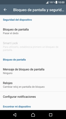 Pulsa Bloqueo de pantalla. Pulsa Bloqueo de pantalla.