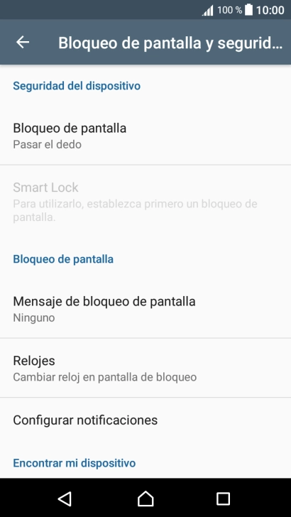 Pulsa Bloqueo de pantalla. Pulsa Bloqueo de pantalla.