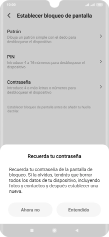 Pulsa Entendido. Pulsa Entendido.