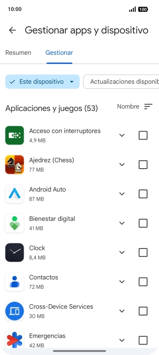 Pulsa la app deseada. Pulsa la app deseada.