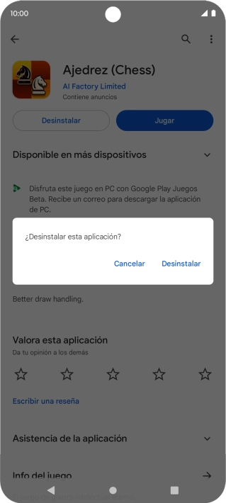 Pulsa Desinstalar. Pulsa Desinstalar.