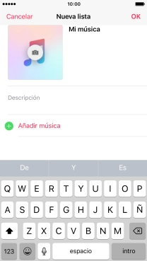 Pulsa Añadir música. Pulsa Añadir música.