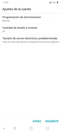 Pulsa Programación de sincronización. Pulsa Programación de sincronización.