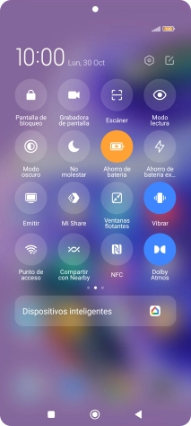 Pulsa la tecla de inicio para terminar y regresar a la pantalla de inicio. Pulsa la tecla de inicio para terminar y regresar a la pantalla de inicio.