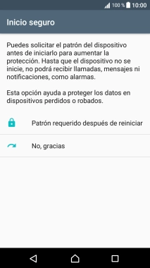Pulsa el ajuste deseado. Pulsa el ajuste deseado.