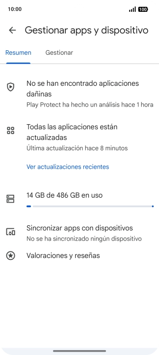 Pulsa Gestionar. Pulsa Gestionar.