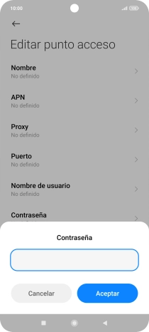 Introduce wap125 y pulsa Aceptar. Introduce wap125 y pulsa Aceptar.