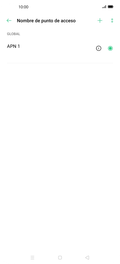 Pulsa el icono de añadir. Pulsa el icono de añadir.