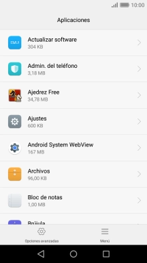Pulsa la app deseada. Pulsa la app deseada.