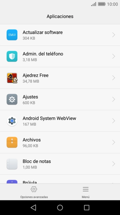 Pulsa la app deseada. Pulsa la app deseada.