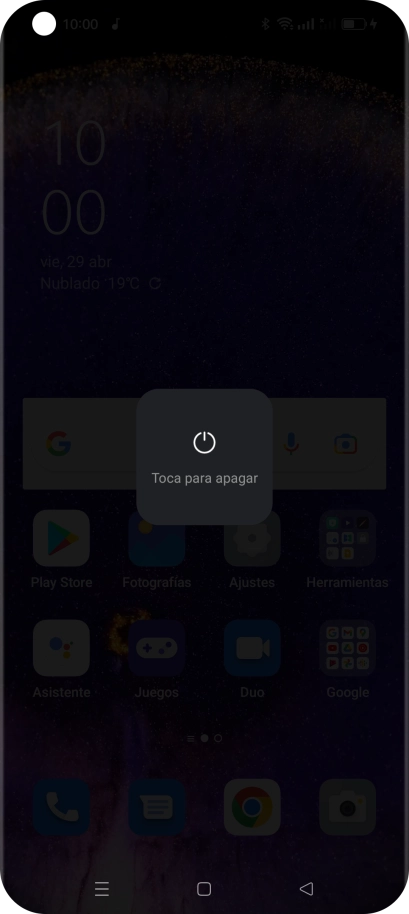 Pulsa Toca para apagar. Pulsa Toca para apagar.