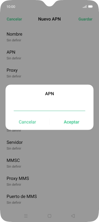 Introduce airtelwap.es y pulsa Aceptar. Introduce airtelwap.es y pulsa Aceptar.