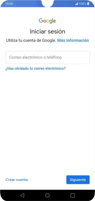Si no tienes una cuenta de Google, pulsa Crear cuenta y sigue las indicaciones de la pantalla para ver cómo crear una cuenta nueva. Si no tienes una cuenta de Google, pulsa Crear cuenta y sigue las indicaciones de la pantalla para ver cómo crear una cuenta nueva.