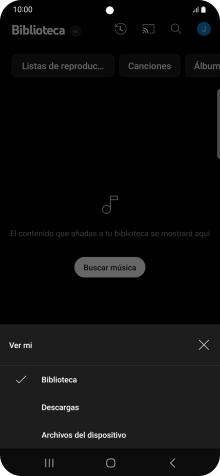 Pulsa una categoría y desplázate al archivo de música deseado. Pulsa una categoría y desplázate al archivo de música deseado.