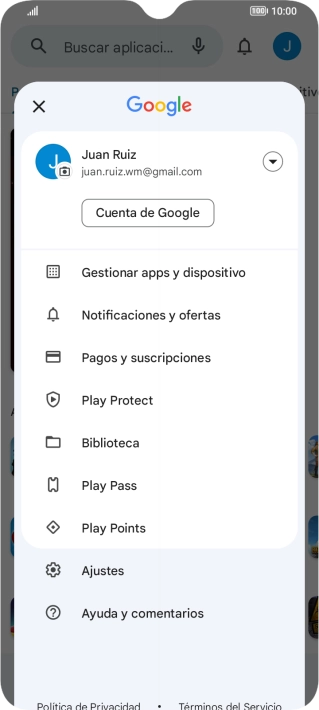 Pulsa Ajustes. Pulsa Ajustes.