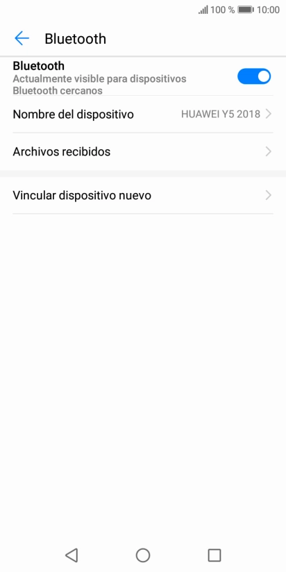 Pulsa Vincular dispositivo nuevo. Pulsa Vincular dispositivo nuevo.