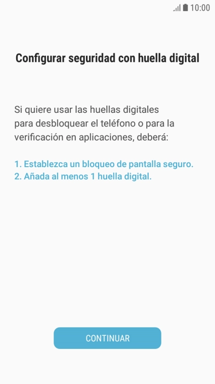 Pulsa CONTINUAR. Pulsa CONTINUAR.