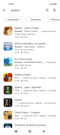 Pulsa la app deseada. Pulsa la app deseada.