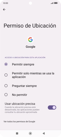 Pulsa el ajuste deseado. Pulsa el ajuste deseado.
