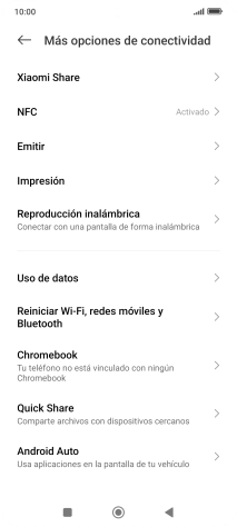 Pulsa Reiniciar Wi-Fi, redes móviles y Bluetooth. Pulsa Reiniciar Wi-Fi, redes móviles y Bluetooth.