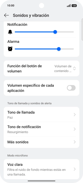 Pulsa Tono de llamada. Pulsa Tono de llamada.