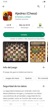 Pulsa Instalar y sigue las indicaciones de la pantalla para instalar la app. Pulsa Instalar y sigue las indicaciones de la pantalla para instalar la app.