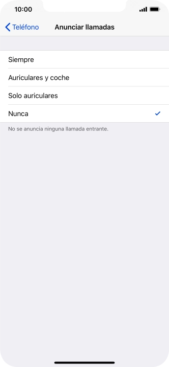 Pulsa Siempre para activar la función cuando el modo silencioso está desactivado. Pulsa Siempre para activar la función cuando el modo silencioso está desactivado.